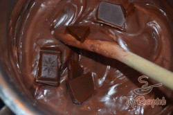 Recept elkészítése Csokoládés reszelt sütemény, lépés 6