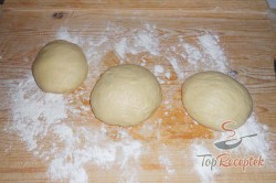 Recept elkészítése Diós és mákos kalács kelt tésztából, lépés 9