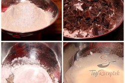 Recept elkészítése Csokoládés muffin, lépés 1