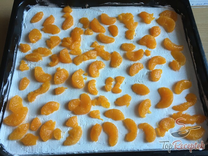 Recept A legjobb, frissítő mandarinos szelet tejföllel