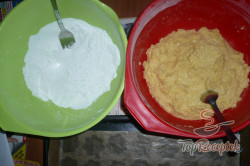 Recept elkészítése Narancsos-kókuszos pöfeteg sütemény, lépés 1