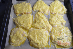 Recept elkészítése Csirkemell burgonyás tésztában, lépés 6