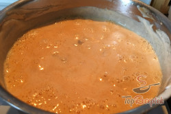 Recept elkészítése Spagettitészta tejfölös csirkével, lépés 7
