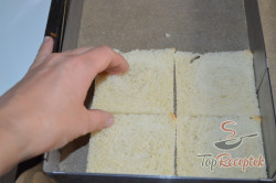 Recept elkészítése Szendvics lasagne gyorsan, lépés 2