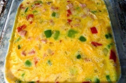 Recept elkészítése Tepsis omlett, lépés 6