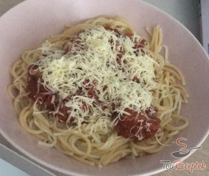 Recept Cukkinis-paradicsomos spagetti