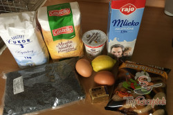 Recept elkészítése Mini mákos tekercs joghurtos tésztából, lépés 1