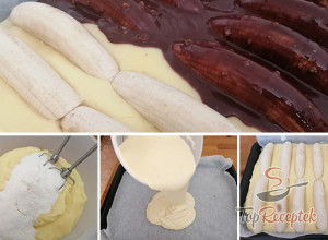 Recept Bögrés banana split