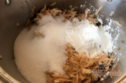 Recept elkészítése Almás szelet kókuszos habbal, lépés 7