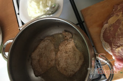 Recept elkészítése Mustáros sertésszelet, lépés 7