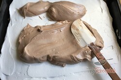 Recept elkészítése Lágy tejszínhabos szelet csokival, lépés 9