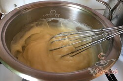 Recept elkészítése Krémes almás rácsos bögrés szelet, lépés 2