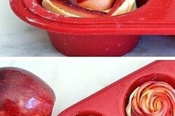 Recept elkészítése Fenomenális almarózsák leveles tésztából, lépés 5