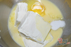 Recept elkészítése Tojáslikőrös sajttorta, lépés 4
