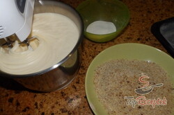 Recept elkészítése Vaníliás-diós krémes leveles tésztából, lépés 5