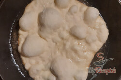 Recept elkészítése Lángos natúr joghurtos tésztából, élesztő nélkül, lépés 2