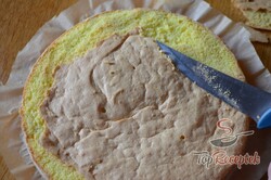 Recept elkészítése Egyszerű túrós-barackos torta, avagy „A nap üdvözlete”, lépés 4