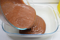 Recept elkészítése Csokis szelet lágy öntettel, 15 perc alatt, lépés 7