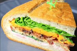 Recept elkészítése Kiváló parti szendvics, amivel biztos nagy sikere lesz, lépés 11
