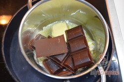 Recept elkészítése Egyszerű csokis-pudingos szelet, a régi szakácskönyv alapján, lépés 11