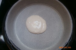 Recept elkészítése Fantasztikus márványos korpusz tortákhoz, lépés 10