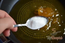 Recept elkészítése „Lusta” mézes torta, nyújtás nélkül, lépés 1