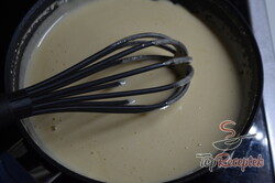 Recept elkészítése „Lusta” mézes torta, nyújtás nélkül, lépés 2