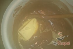 Recept elkészítése Csokis-vaníliás szelet vajas kekszből, lépés 5