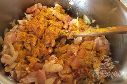 Recept elkészítése Currys csirkemell, lépés 5