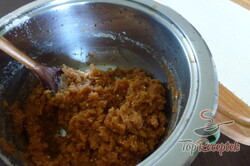 Recept elkészítése Kókuszos-karamellás ostyatekercs, lépés 2