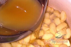 Recept elkészítése Almás szelet lágy habbal, lépés 7