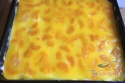 Recept elkészítése A legjobb, frissítő mandarinos szelet tejföllel, lépés 10