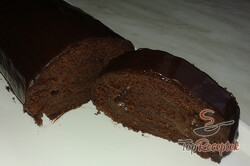 Recept elkészítése Csokitekercs csokiöntettel, lépés 1