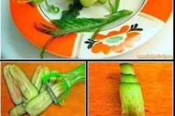 Recept elkészítése 10 nagyszerű ötlet arra, hogyan készítsünk fantasztikus dekorációt zöldségekből, lépés 6