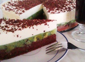 Recept Shrek mosolya – kiwi torta