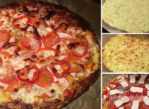Recept Cukkinis, liszt nélküli pizza mozzarellával