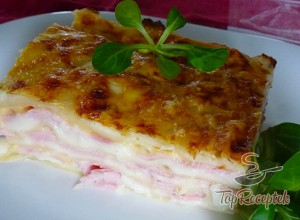 Recept Sonkás lasagne