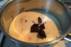 Recept elkészítése Bögrés krémes szelet csokiöntettel, lépés 19